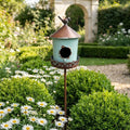 Round Birdhouse on Pole