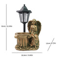 Seated angel imitation copper