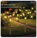 Luminous Swaying Mushroom Pathway Lights – Solar-Powered Firefly Garden Stakes (Set of 2)
