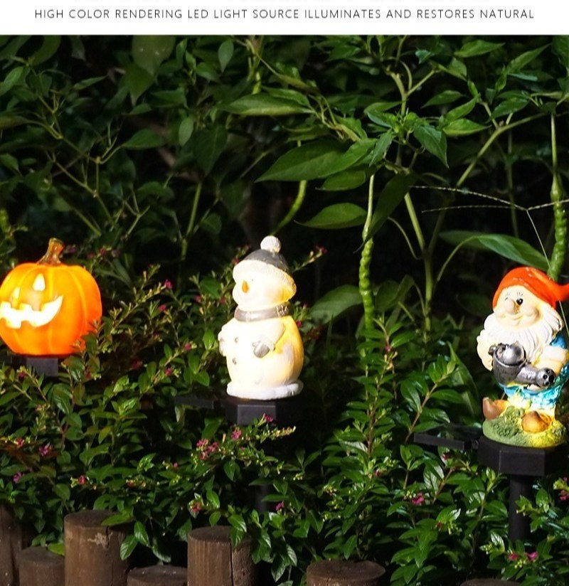 Luminous Storybook Animal Solar Stakes – Hand-Painted Resin Garden Pathway Lights (10 Styles)