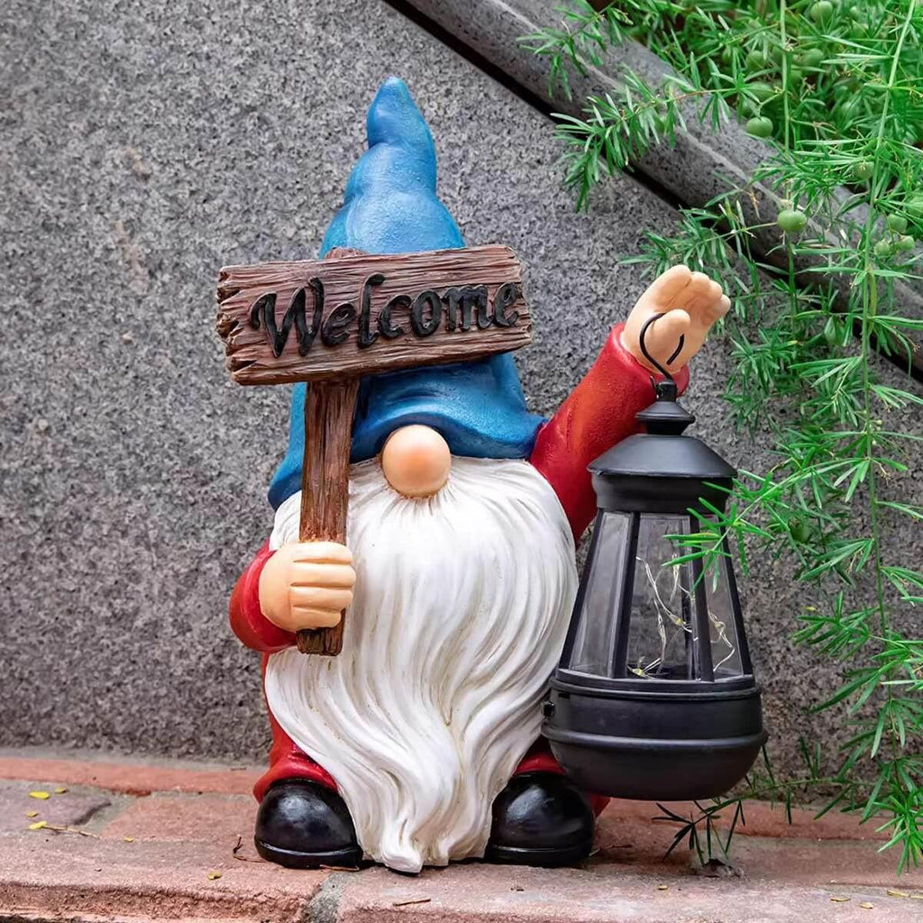 Miniature Solar Hanging Lantern – Replacement Garden Statue Light & Fairy Decor (3 Sizes)