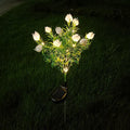 Luminous Gardenia Solar Pathway Lights – Waterproof Blooming Flower Garden Stakes