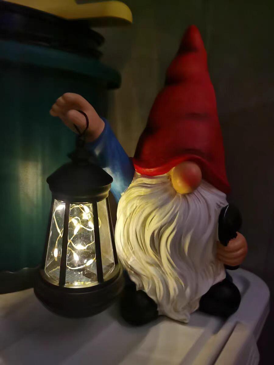 Miniature Solar Hanging Lantern – Replacement Garden Statue Light & Fairy Decor (3 Sizes)
