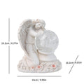 Crack Ball Angel Antique White LD2603