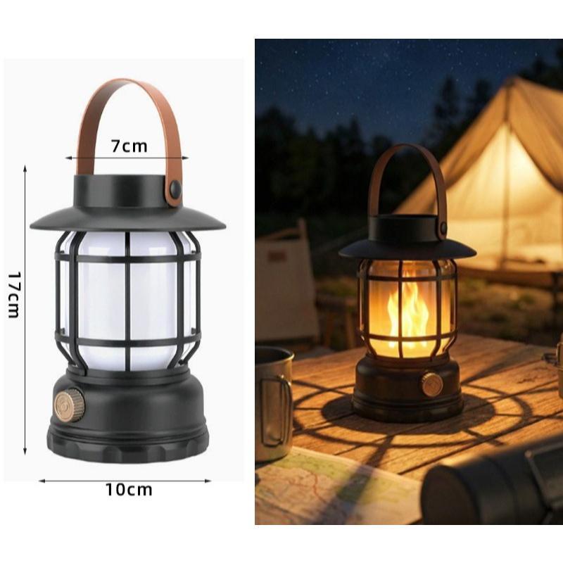 4-in-1 Collapsible Solar Camping Lantern – Pop-Up LED Tent Light, Flashlight & Emergency Power Bank