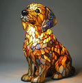 Golden retriever z uniesioną głową – Fantazyjne lampy zwierzęce
