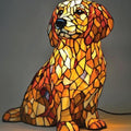 Golden retriever z przechyloną głową – Fantazyjne lampy zwierzęce