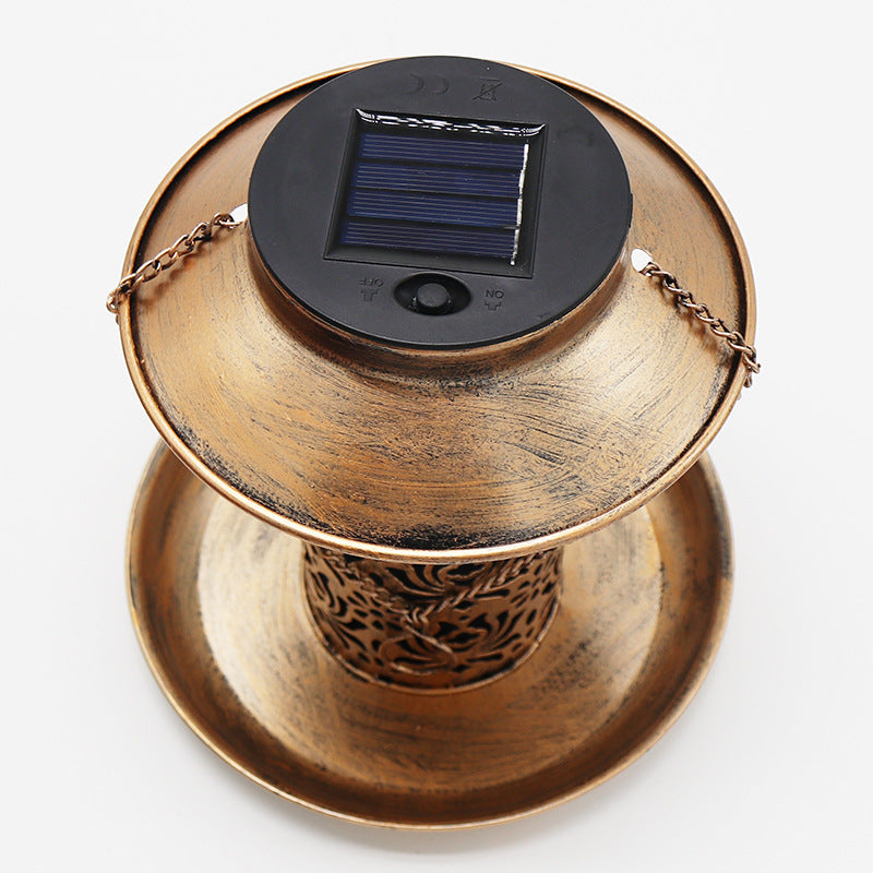 Luminous Solar Bird Feeder – Vintage Bronze Hanging Lantern & Wild Bird Station