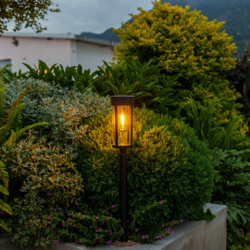 Luminous Vintage Solar Lights – Edison Filament & Flame Outdoor Lanterns (Stake & Wall Mount Styles)