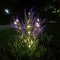 Luminous Solar Lavender & Heather Pathway Lights – Waterproof Glowing Garden Stakes (Set of 2)