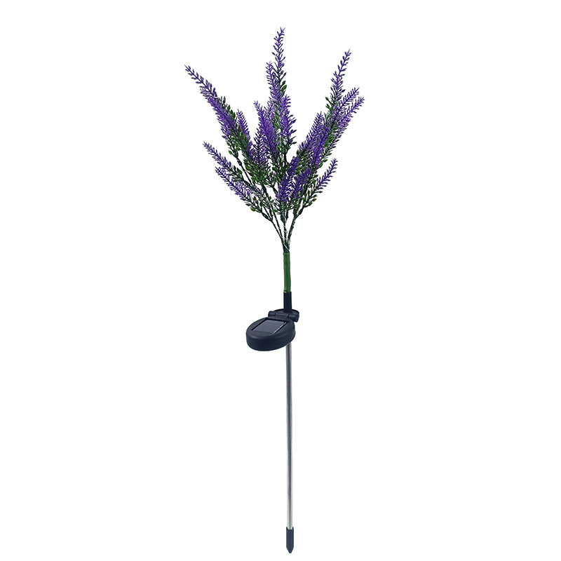 Luminous Solar Lavender & Heather Pathway Lights – Waterproof Glowing Garden Stakes (Set of 2)