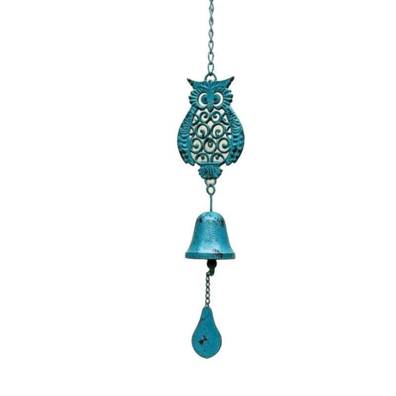 Rustic Cast Iron Hanging Garden Bells & Wind Chimes
