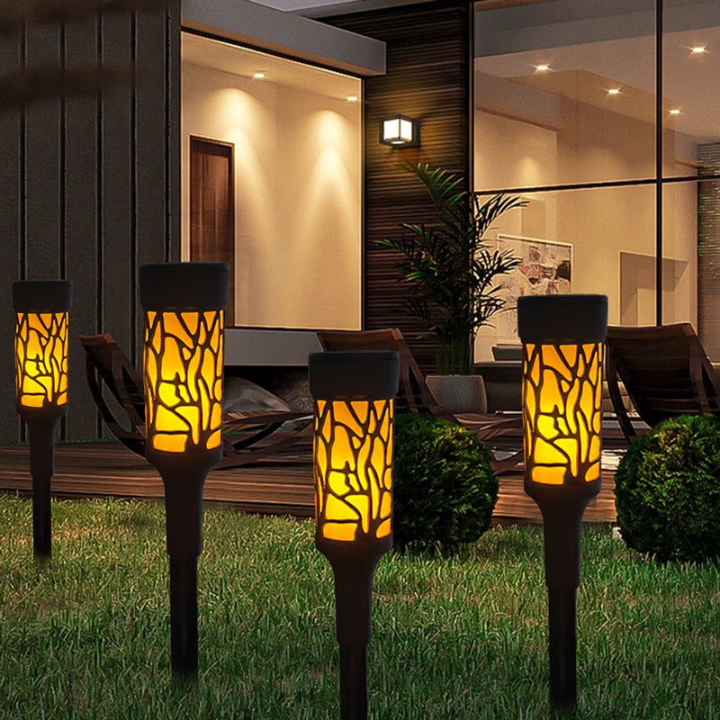 Luminous Vintage Solar Lights – Edison Filament & Flame Outdoor Lanterns (Stake & Wall Mount Styles)