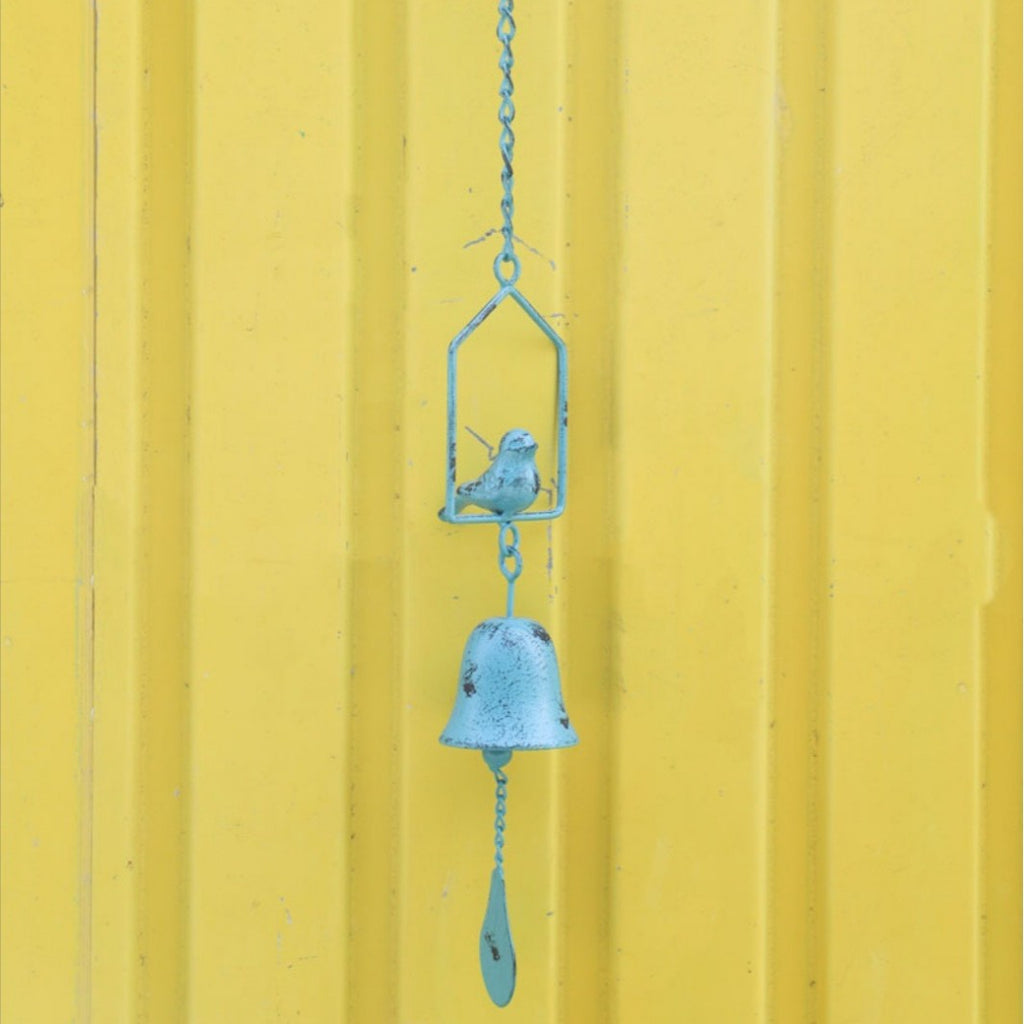 Rustic Cast Iron Hanging Garden Bells & Wind Chimes