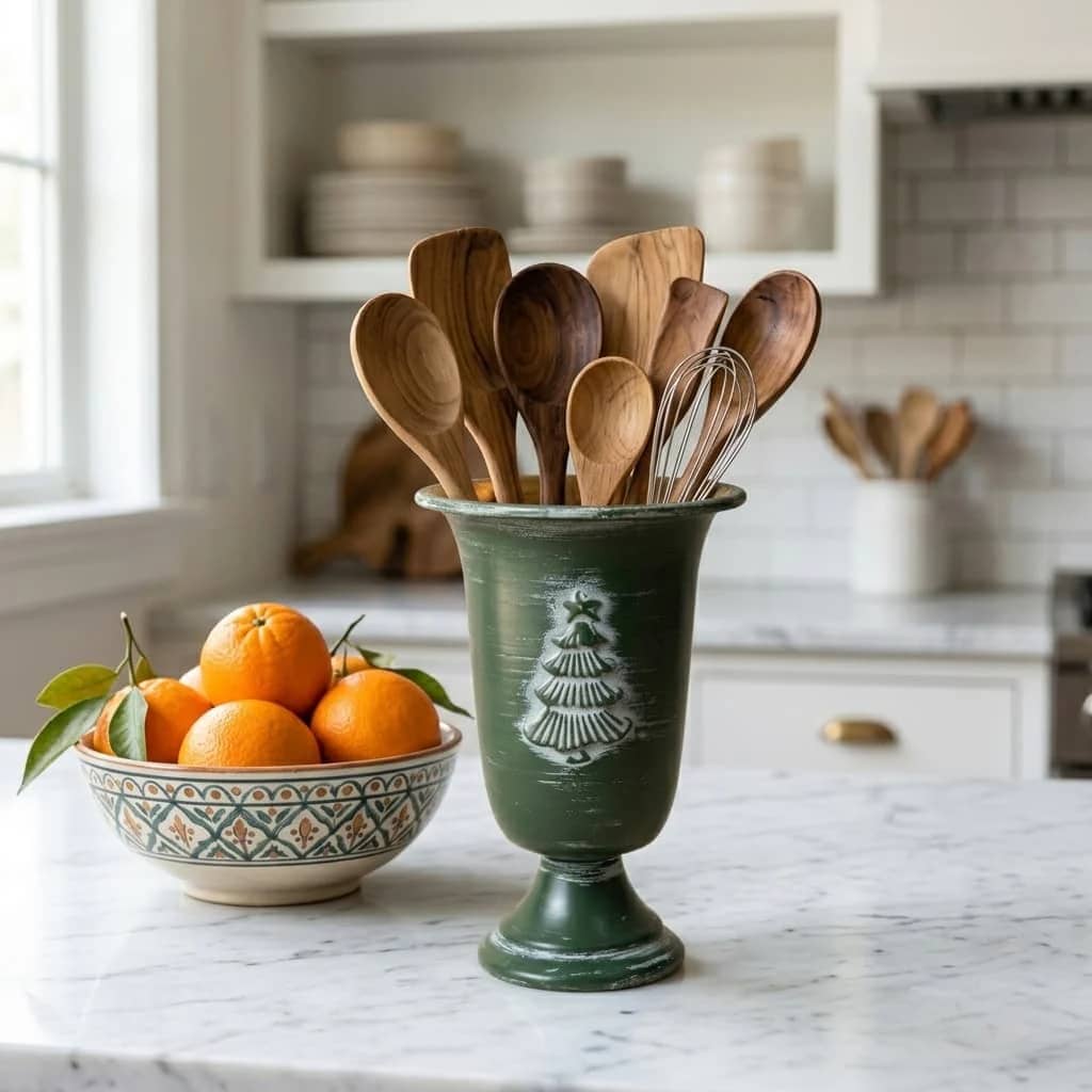 Authentic Vintage Appeal: Hand-finished distressed texture with intentionally weathered details for a true antique look