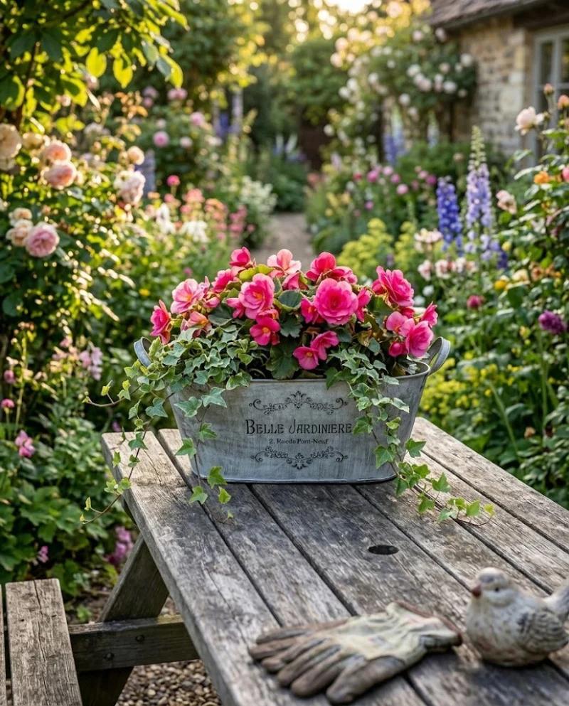 Vintage Galvanized Oval Planter Weathered Galvanized Patina – Finished with a hand-distressed, aged zinc look that brings instant, unpretentious rustic character to any indoor or outdoor space.