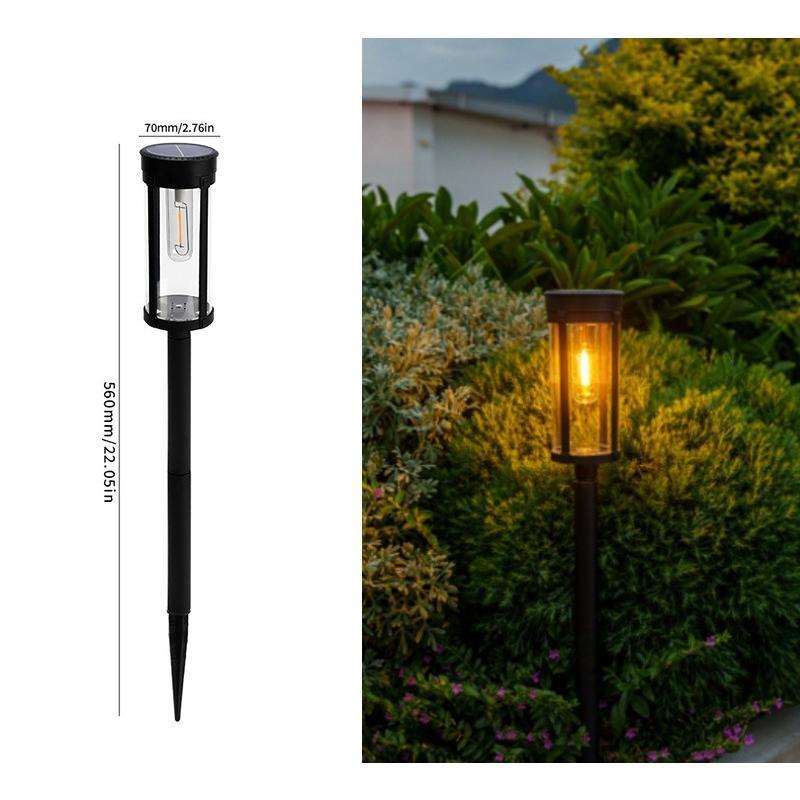 Solar Powered Lawn & Garden Lights – Waterproof Warm LED Ambience