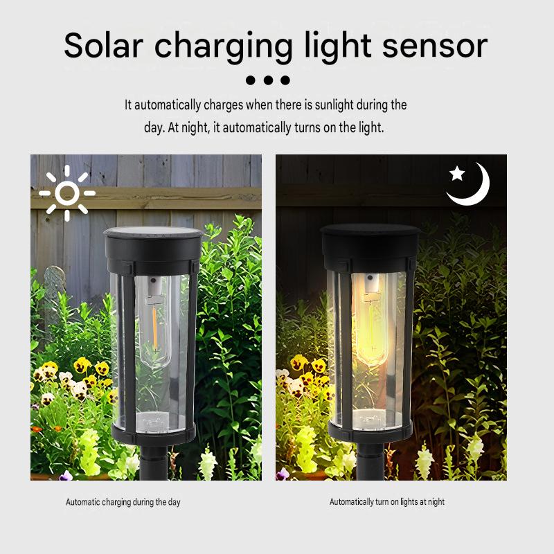 Solar Powered Lawn & Garden Lights – Waterproof Warm LED Ambience