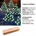 4-In-1 + 80 snowflake lights